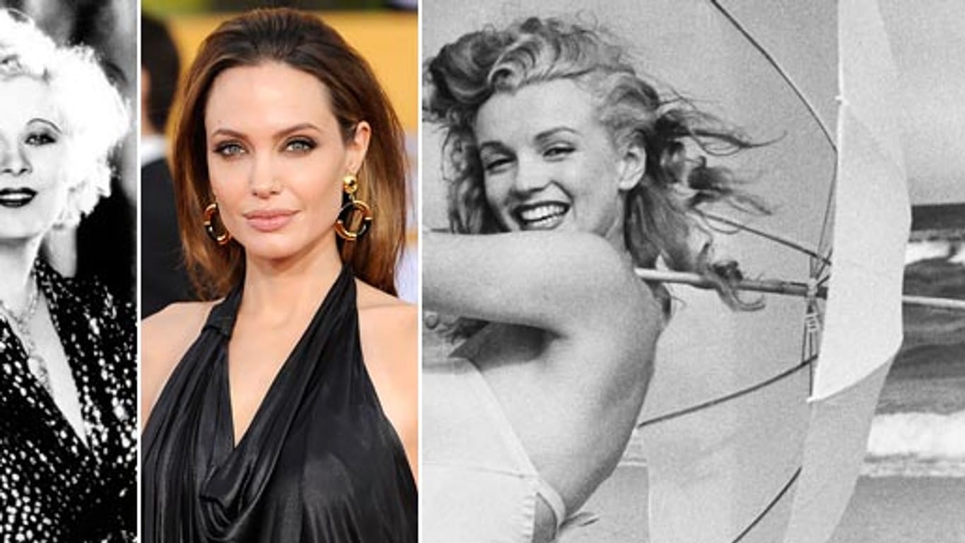 Partnersuche: Mae West, Angelina Jolie und Marilyn Monroe reden Tacheles über Männer und Sex.