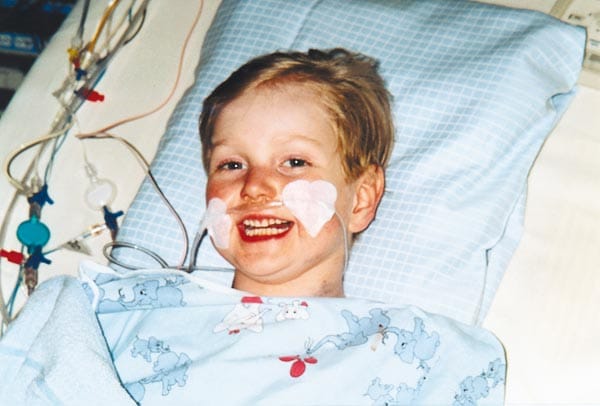 Am 15. Mai 2003 ist es soweit: Jens bekommt sein Spenderherz.