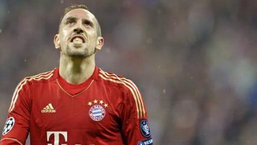 Bayern Münchens Mittelfeldspieler Franck Ribéry.