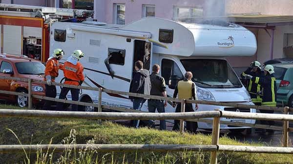Nach einem Bankraub waren die Terroristen zunächst in einem Wohnmobil geflohen