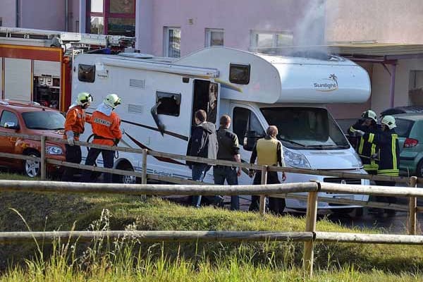 Nach einem Bankraub waren die Terroristen zunächst in einem Wohnmobil geflohen