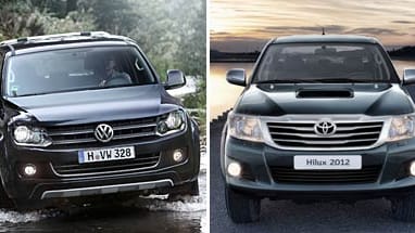 Toyota Hilux tritt gegen VW Amarok an