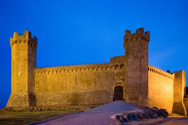 In den Mauern der Festung von Montalcino nahe Siena fand früher die gesamte Bevölkerung Platz.