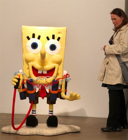 Ist das noch witzig? Spongebob als Selbstmordattentäter mit Sprengstoffgürtel.
