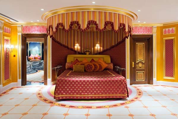 Etwa 15.700 Euro kostet die Nacht in der Royal Suite des "Burj al Arab".