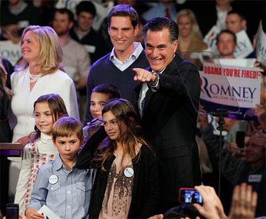 Ein Karriereknick: Schon einmal wollte Romney Präsidentschaftskandidat werden. Er unterlag jedoch bei den Vorwahlen John McCain, der wiederum gegen den Demokraten Barack Obama verlor. Wird es in diesem Jahr reichen?