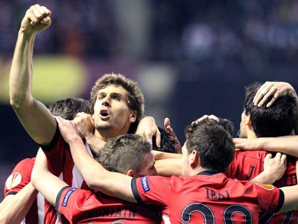 In der Schlussphase erlöst Llorente (88.) Athletic Bilbao mit einem Treffer aus spitzem Winkel. Damit bestreiten die Basken am 9. Mai in Bukarest gegen Atletico Madrid das Europa-League-Finale.