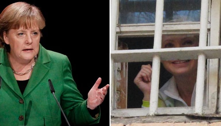 Nach Meinung der Grünen ist im Fall Timoschenko nun die Kanzlerin in der Pflicht. Angela Merkel solle Farbe bekennen und die Oppositionspolitikerin im Gefängnis besuchen, fordert ihr Sprecher Volker Beck. Die EU-Kommission bekennt unterdessen Farbe - und kündigt ihren EM-Boykott an.