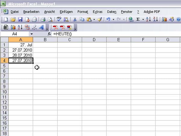 Eingabe-Tricks für Excel
