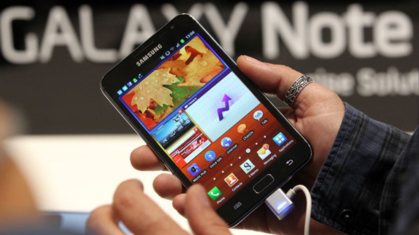 Mit Smartphones erfolgreich: Samsung hängt Nokia ab
