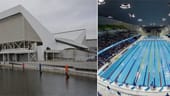 In unmittelbarer Nähe des Olympiastadions liegt das Aquatics Centre. Dort sind die Wettbewerbe im Schwimmen, Synchronschwimmen, Wasserspringen und das Schwimmen des Modernen Fünfkampfs beheimatet.
