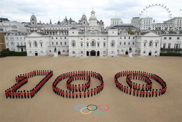 Auch wenn der Name anderes vermuten lässt, kämpfen auf dem feinen Sand der Horse Guards Parade die Beachvolleyballer um olympisches Gold.