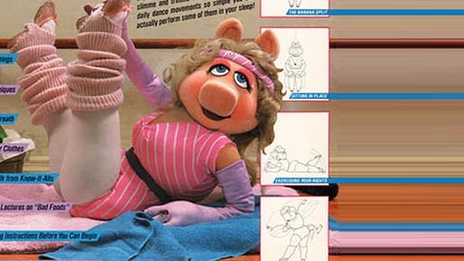 Miss Piggy: Durch Aerobic seit über 35 Jahren unverändert schön. Miss Piggy: Durch Aerobic seit über 35 Jahren unverändert schön.
