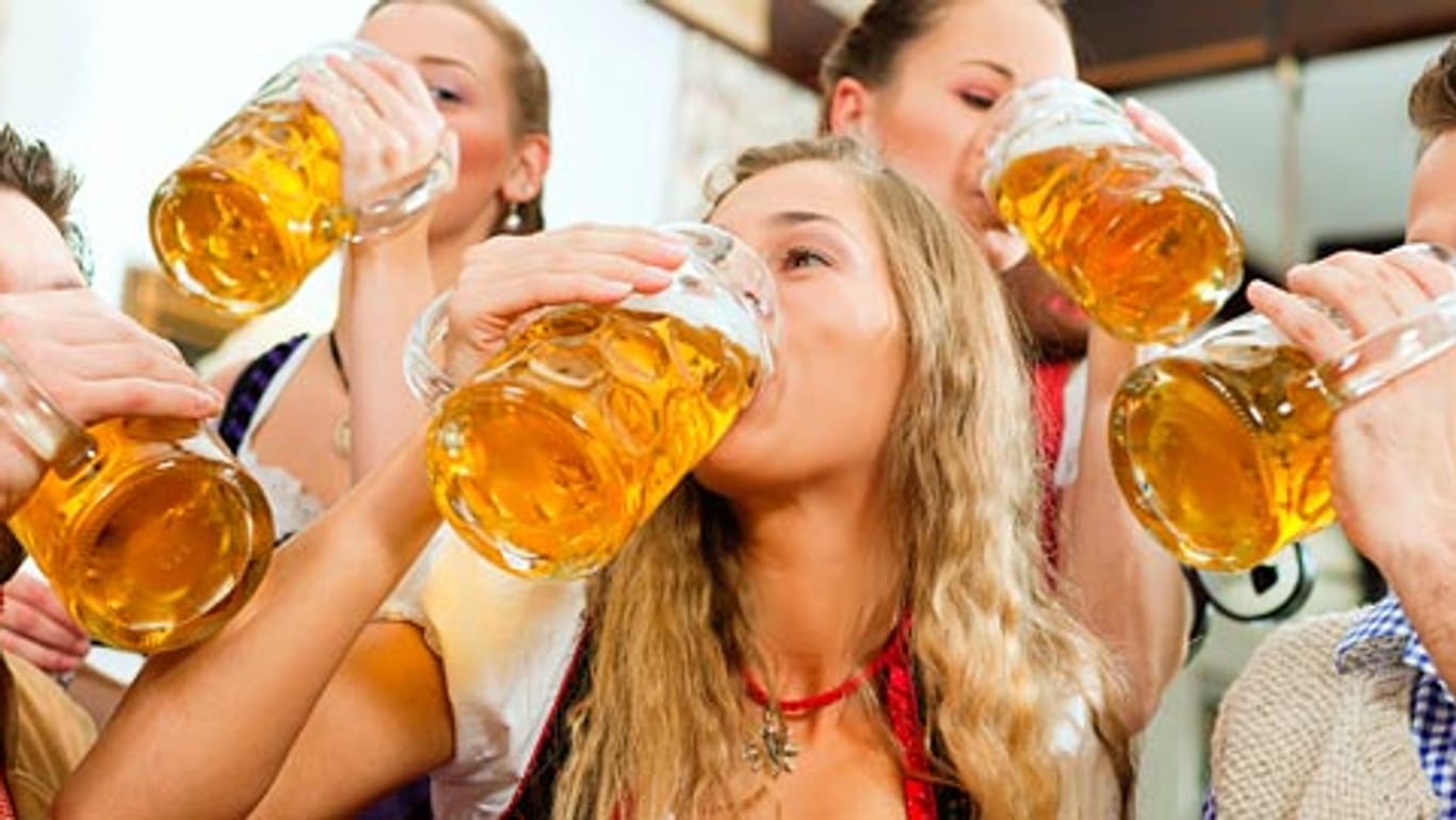 Bier: Jeder Deutsche trinkt 107 Liter im Jahr.