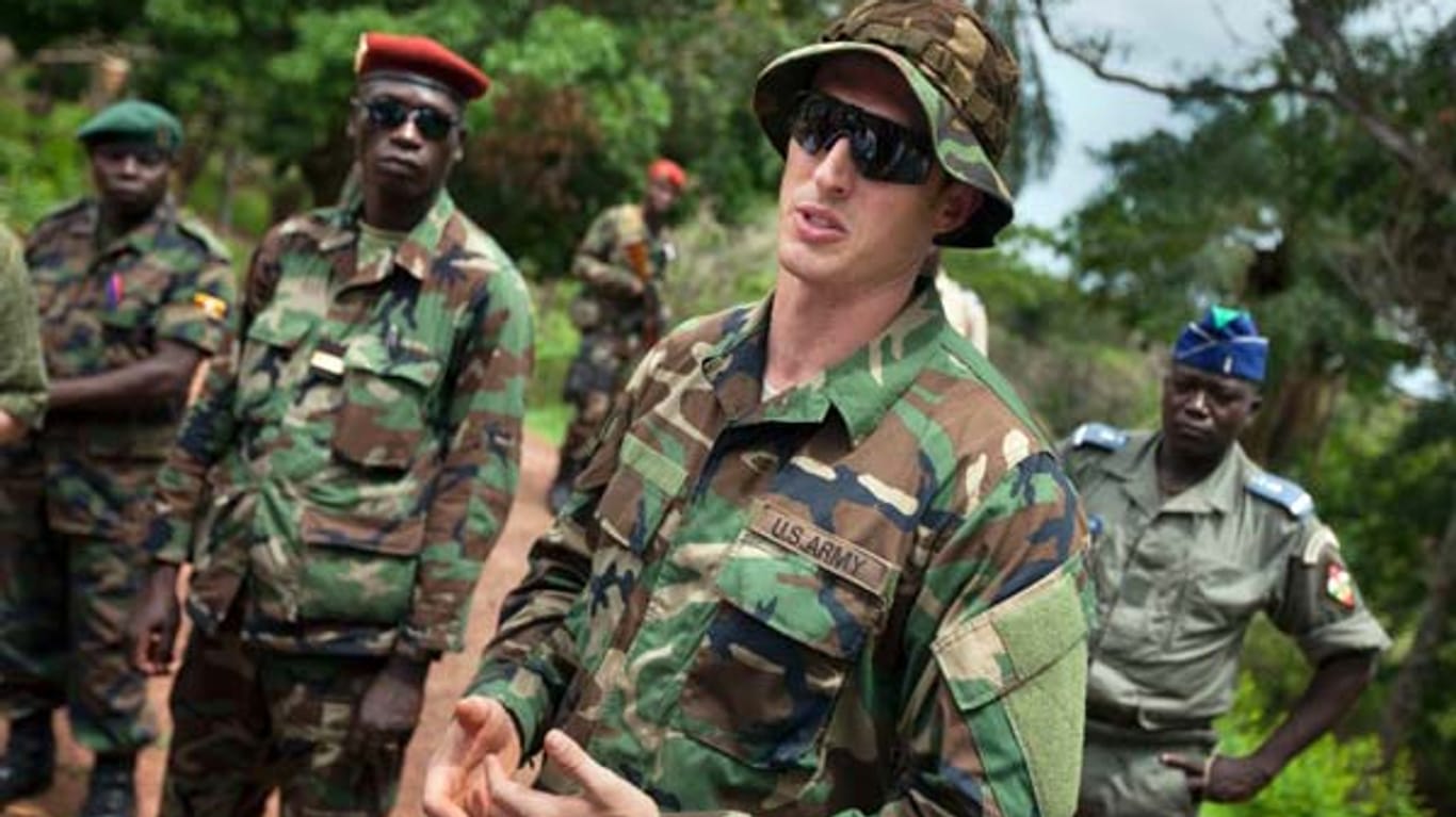 US-Spezialeinheiten durchkämmen mit afrikanischen Truppen den Dschungel