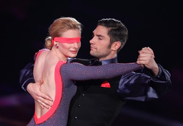 Joana Zimmer und ihr Partner Christian Polanc tanzten den Tango.