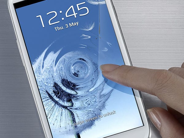 Samsung Galaxy S3 - Sperr-Bildschirm mit einem gelungenen Wasser-Effekt