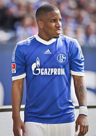 Jefferson Farfan und Co. trugen bereits im letzten Saisonspiel 11/12 das neue Schalke-Trikot.