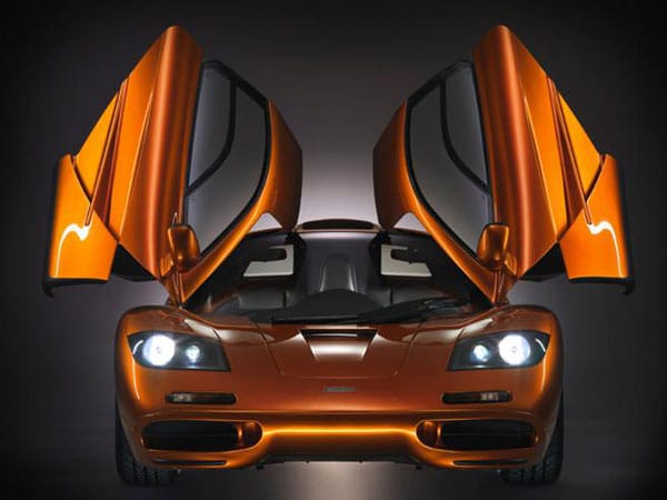 Platz 7, McLaren F1: Dieser Supersportwagen mit Flügeltüren wurde insgesamt nur 106 Mal zwischen 1993 und 1997 gebaut.