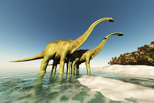 Forscher glaubten, dass sie das Klima der Urzeit erhitzten: die riesigen Sauropoden.