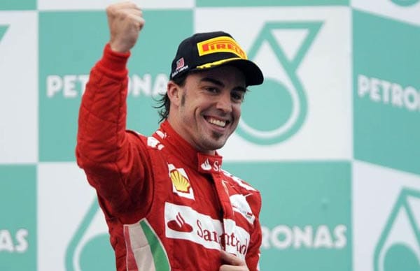 Platz 18: Fernando Alonso verdiente in der Formel 1 bisher 124 Mio. Euro.