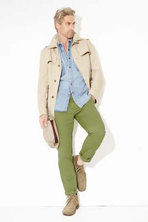 Gardeur zeigt Mut zur Farbe mit dieser mintgrünen Hose