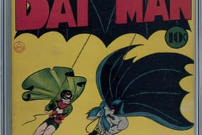 Die Erstausgabe des Comics ist sicher verpackt