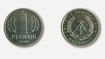 1-Pfennig-Münze der DDR