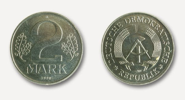 2-Mark-Münze der DDR