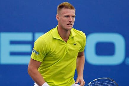 Der australische Tennisprofi Samuel Groth: Er hält den Weltrekord für den schnellsten Aufschlag.