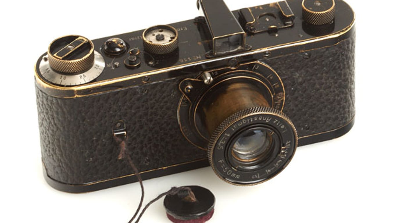 Die Kamera aus der Leica 0-Serie von 1923 - es gibt nur noch zwölf Stück davon weltweit