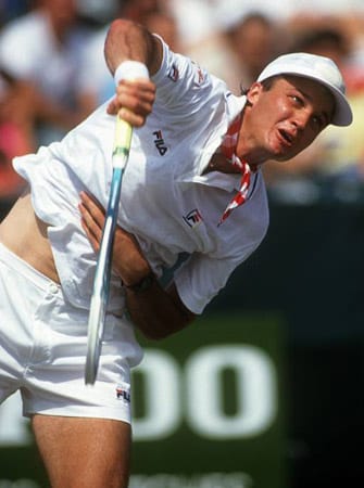 Das Gleiche galt auch für Martins Landsmann David Wheaton, der 1991 - auch dank seines starken Aufschlags - bis auf Platz zwölf in der Weltrangliste kletterte.