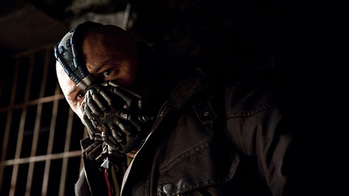 Bane (Tom Hardy) ist Batmans härtester Gegner.
