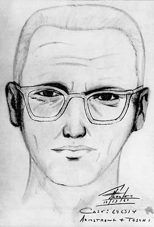 Mit diesem Phantombild wurde vor knapp 40 Jahren nach dem Zodiac-Killer gefahndet.