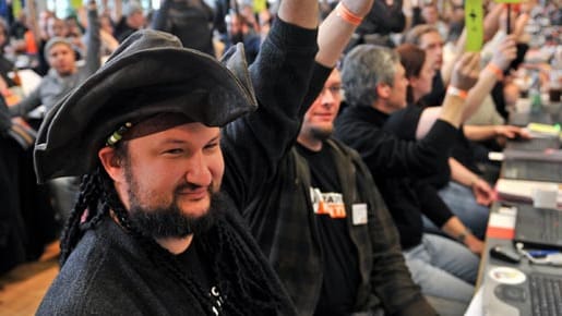 Männerüberschuss auf einem Parteitag der Piratenpartei