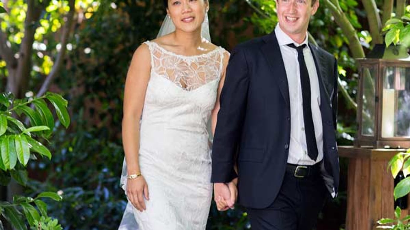 Mark Zuckerberg hat seine langjährige Freundin Priscilla Chan geheiratet.