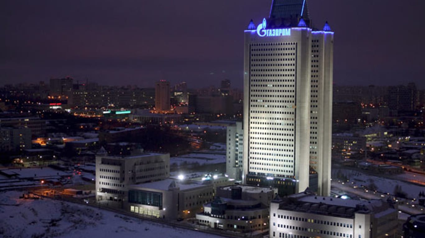 Die Zentrale von Gazprom in Moskau