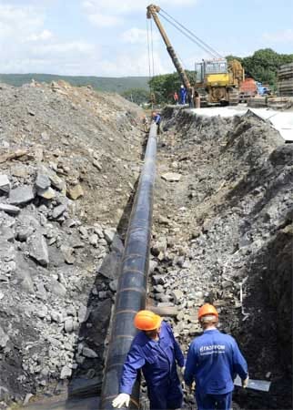 Pipeline nahe Wladiwostok