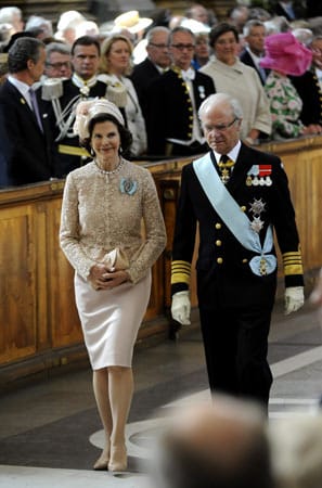 König Carl XVI. Gustaf und seine Frau Silvia.