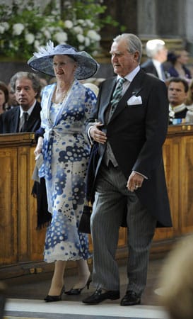 Königin Margrethe von Dänemark und ihr Mann Henri.
