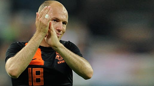 Arjen Robben musste sich Pfiffe anhören.