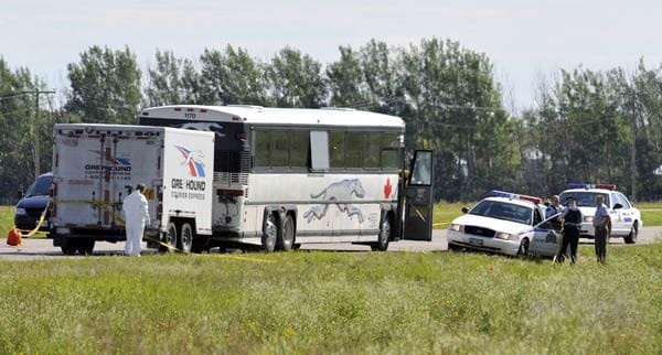 Erst nach mehreren Stunden kann die Polizei den im Inneren des Busses tobenden Weiguang Li überwältigen. Bis dahin hat der Täter mehrere Körperteile seines Opfers verschlungen Erst nach mehreren Stunden kann die Polizei den im Inneren des Busses tobenden Weiguang Li überwältigen. Bis dahin hat der Täter mehrere Körperteile seines Opfers verschlungen