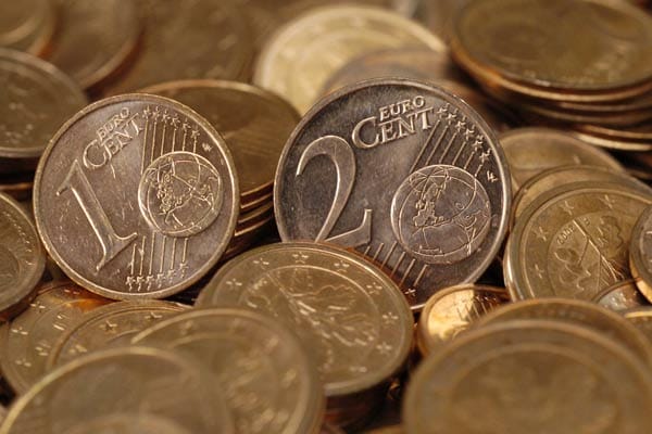 Die 1- und 2-Cent-Münzen sind den EU-Parlamentariern ein Dorn im Auge