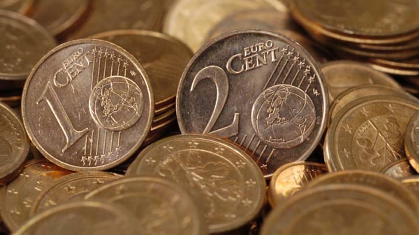 Die 1- und 2-Cent-Münzen sind den EU-Parlamentariern ein Dorn im Auge