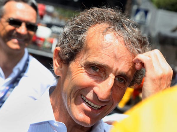 Wer ist ein echter Formel-1-Experte und kennt diesen Herrn? Das ist Ex-Weltmeister Alain Prost. Er triumphierte drei Mal in Monaco.