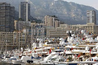 Ein Blick auf den Hafen von Monaco.