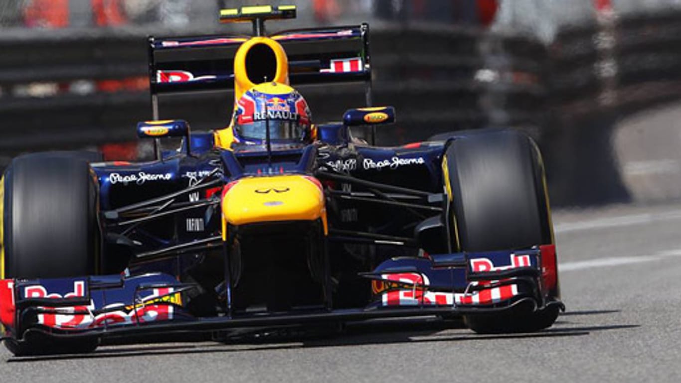 Mark Webber kommt auf Monacos Stadtkurs bestens zurecht.