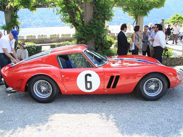 Top in Schuss ist dieser Ferrari GTO aus dem Jahr 1962.