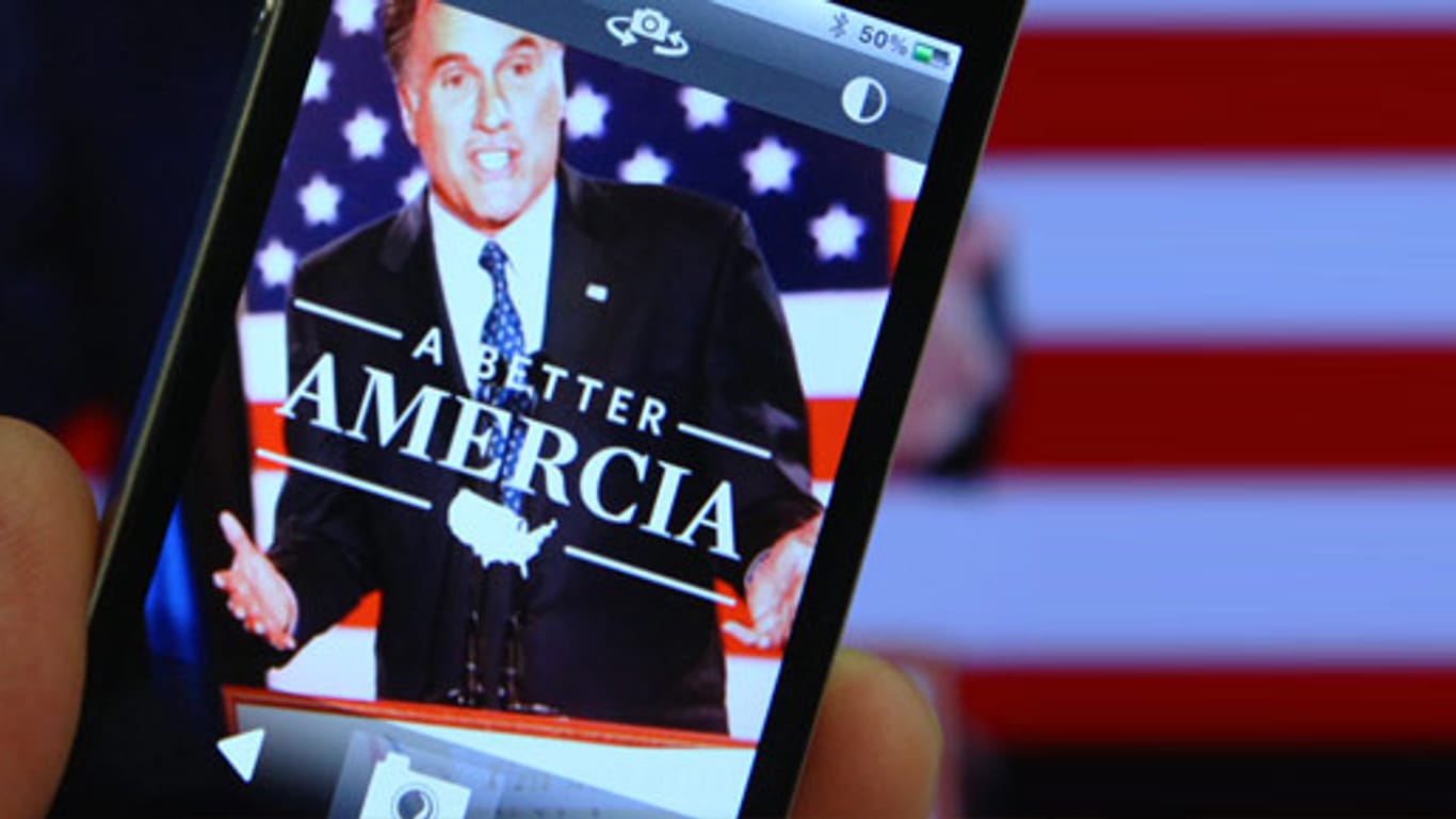 "A better Amercia": peinlicher Tippfehler auf der Romney-App