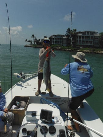 Auch nicht schlecht - dieser lange Fisch stammt aus Cape Coral im US-Bundesstaat Florida.